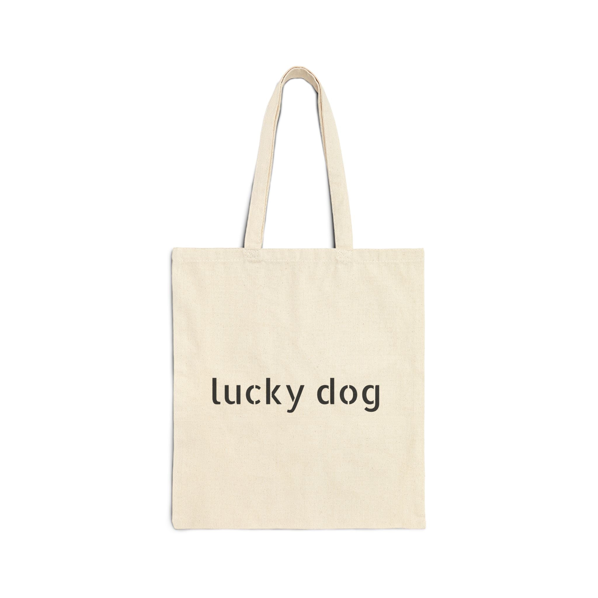 LuckydogSuerte Cotton Canvas Tote Bag