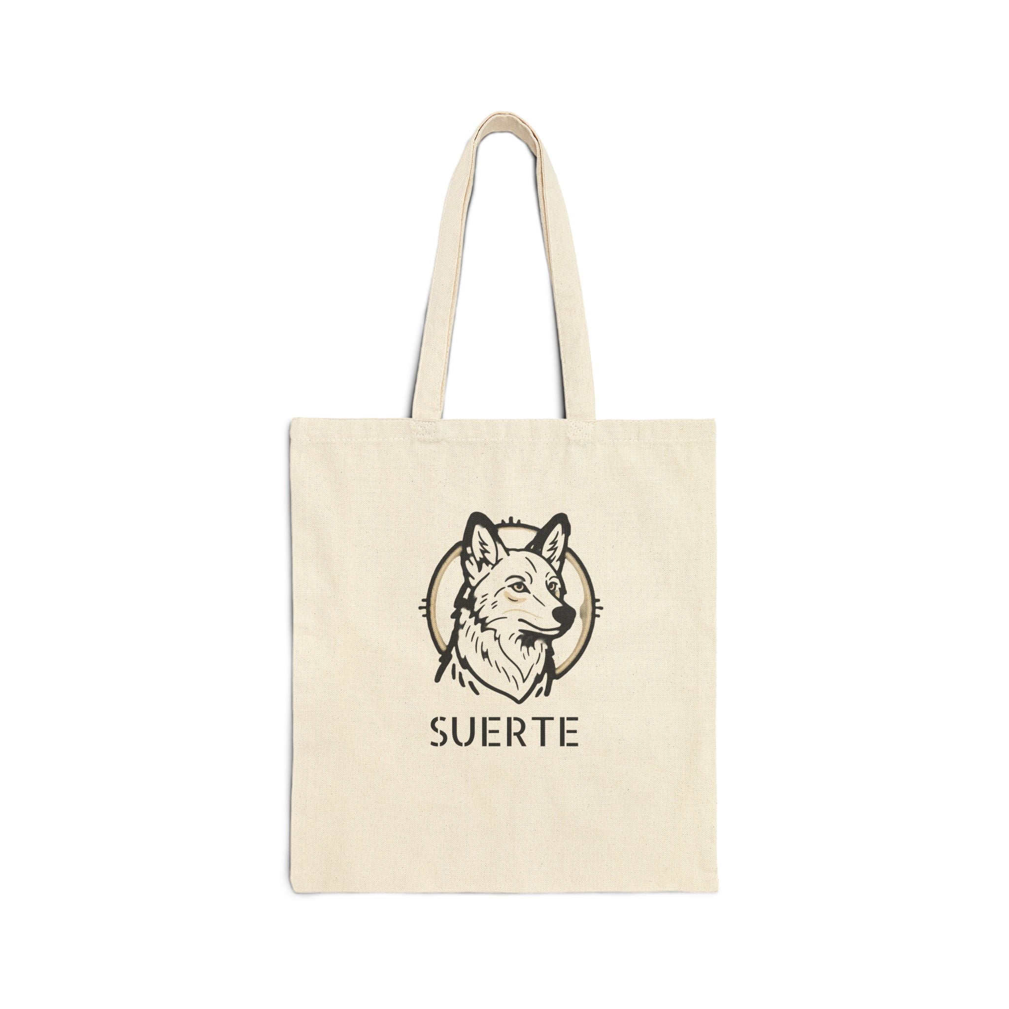 LuckydogSuerte Cotton Canvas Tote Bag